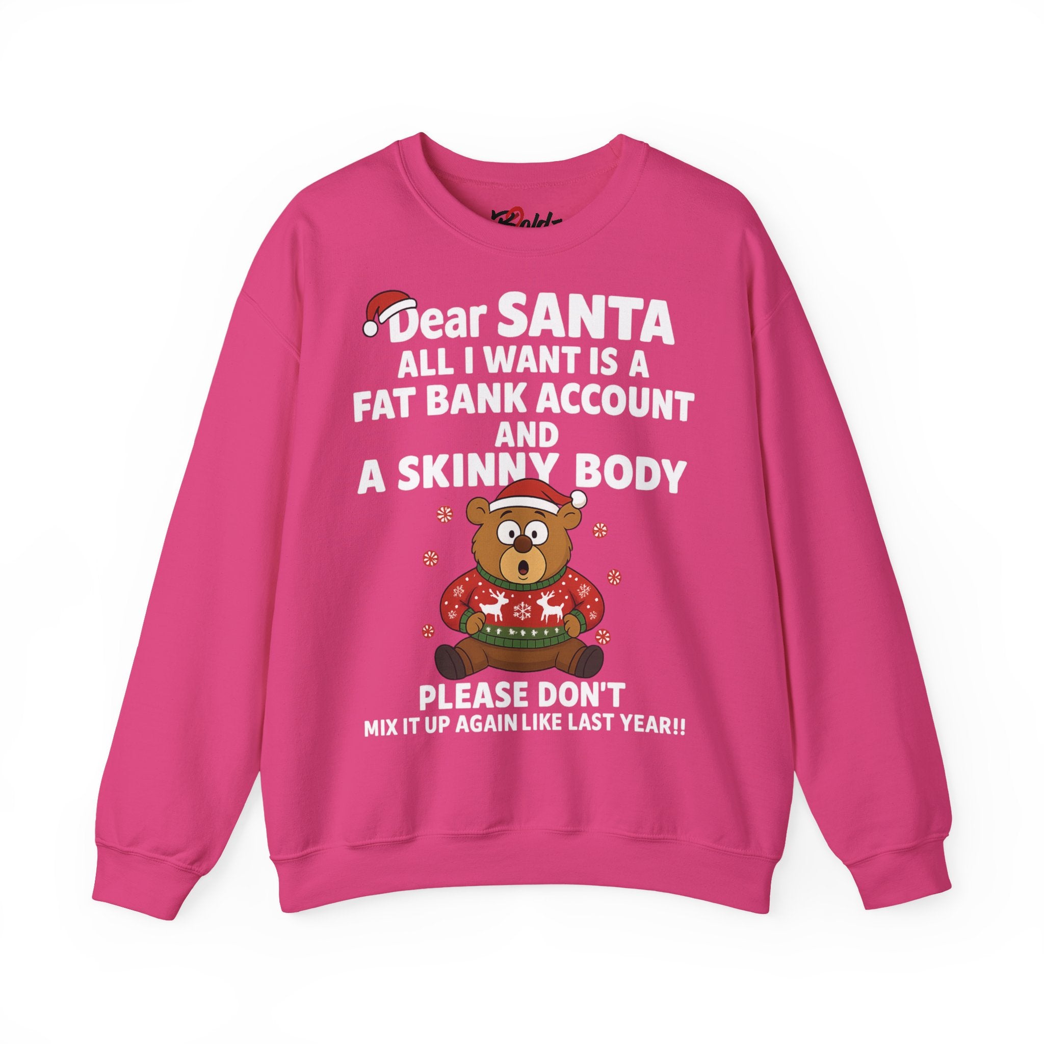 "Dear Santa, Don't Mix It Up" – Funny LennyBear Christmas Sweater