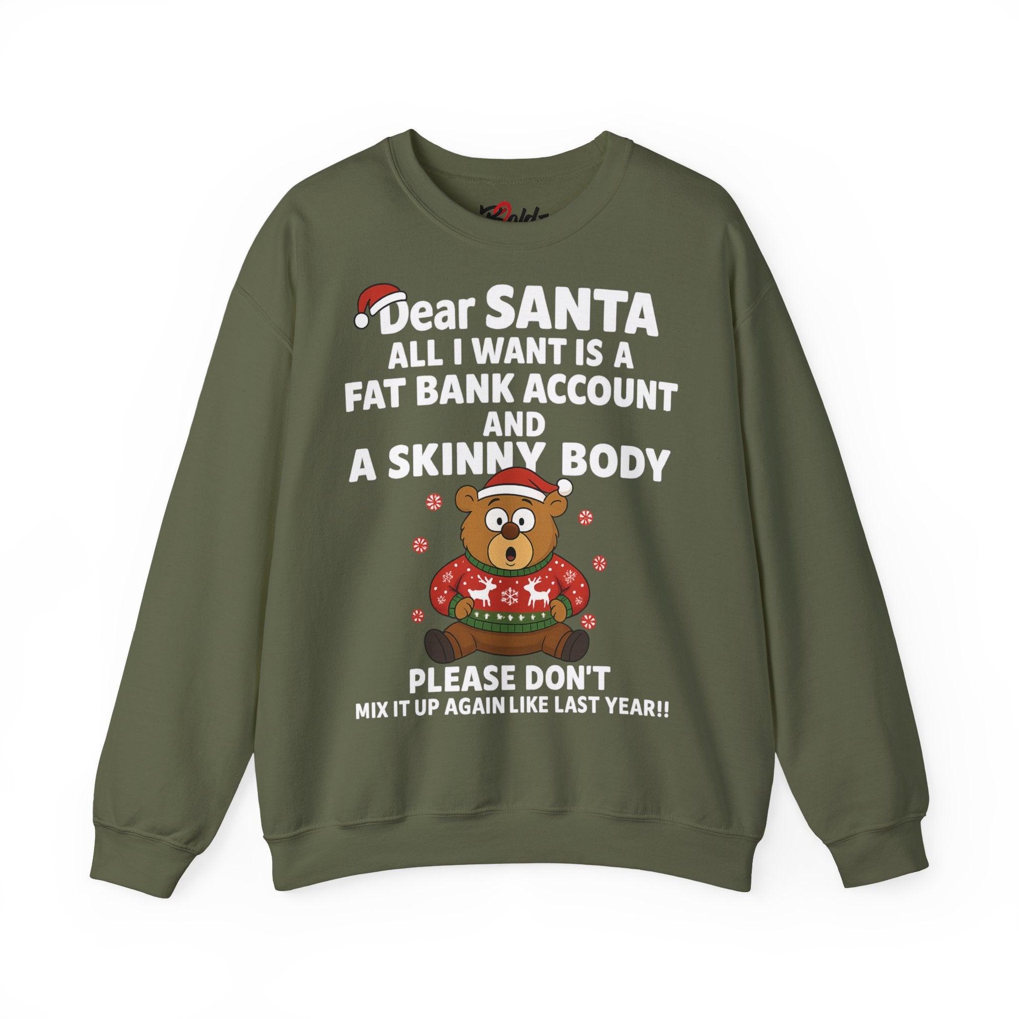 "Dear Santa, Don't Mix It Up" – Funny LennyBear Christmas Sweater