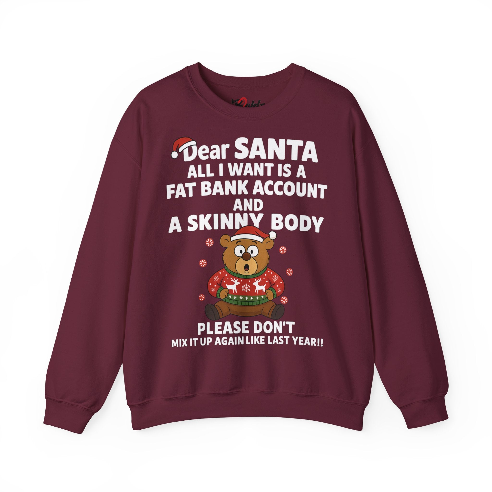 "Dear Santa, Don't Mix It Up" – Funny LennyBear Christmas Sweater