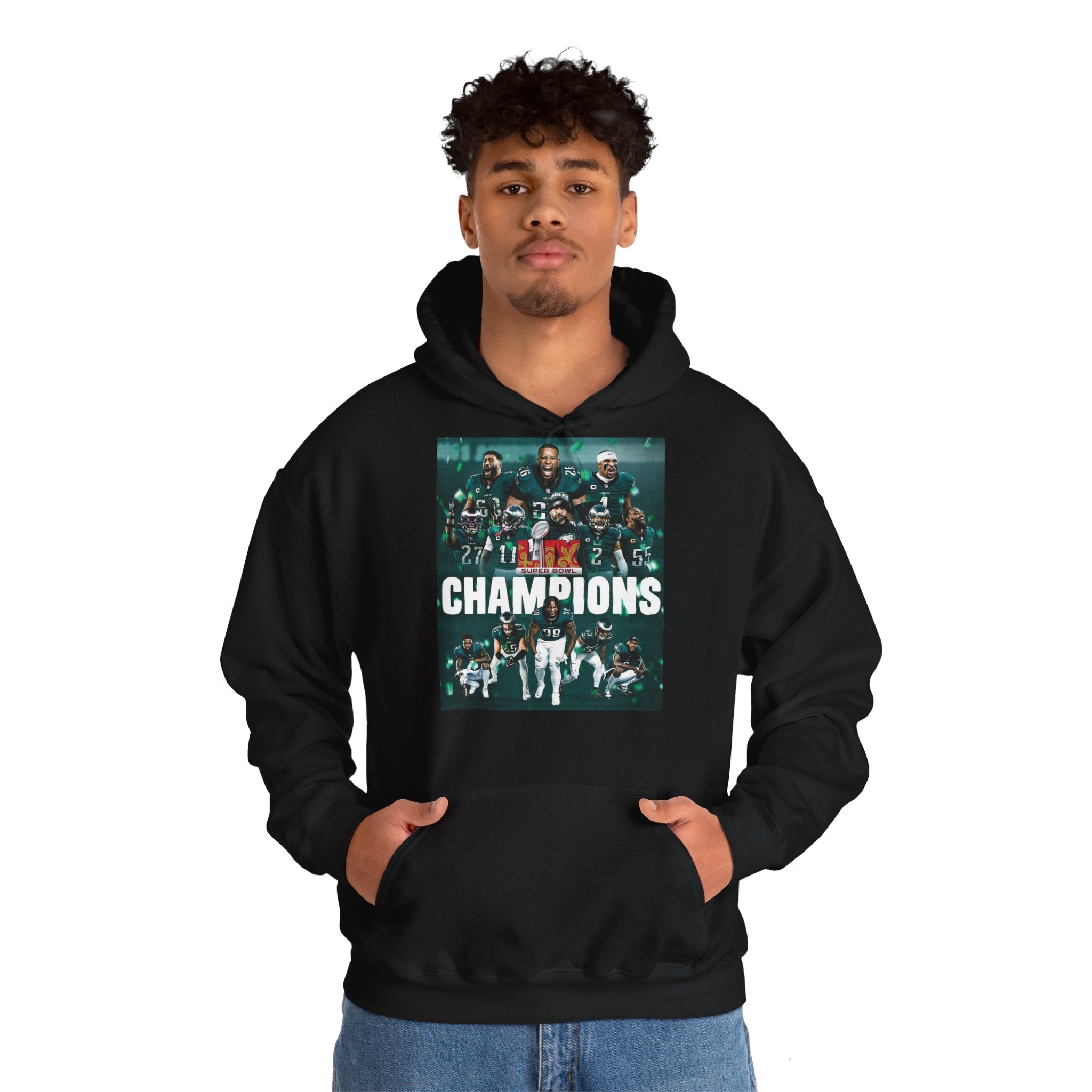 Philadelphi Eagles Unisex Heavy Blend Hoodie - Super Bowl Champions Design