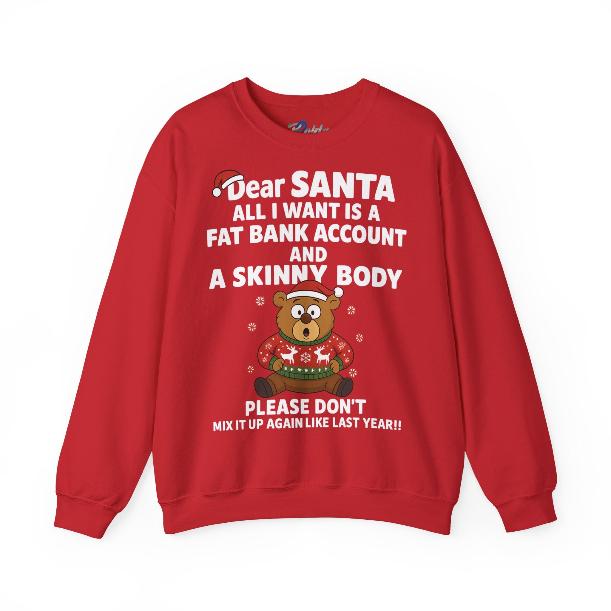 "Dear Santa, Don't Mix It Up" – Funny LennyBear Christmas Sweater