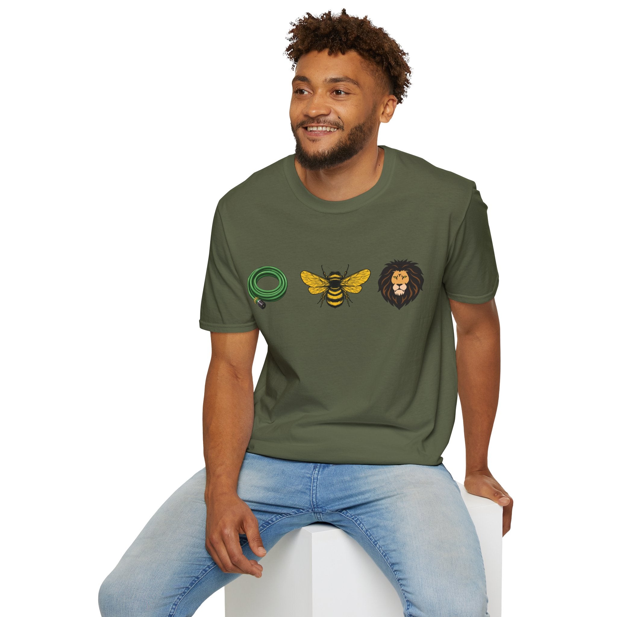 Hose Bee Lion Unisex Softstyle T-Shirt
