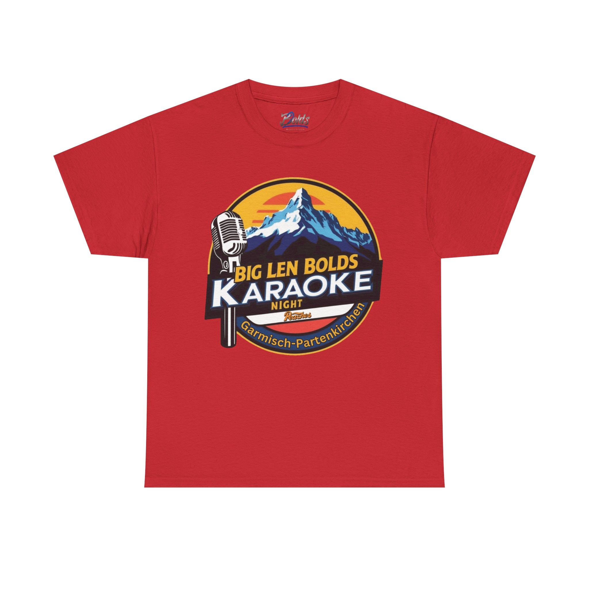 Big Len Bolds Karaoke Night Unisex Heavy Cotton Tee