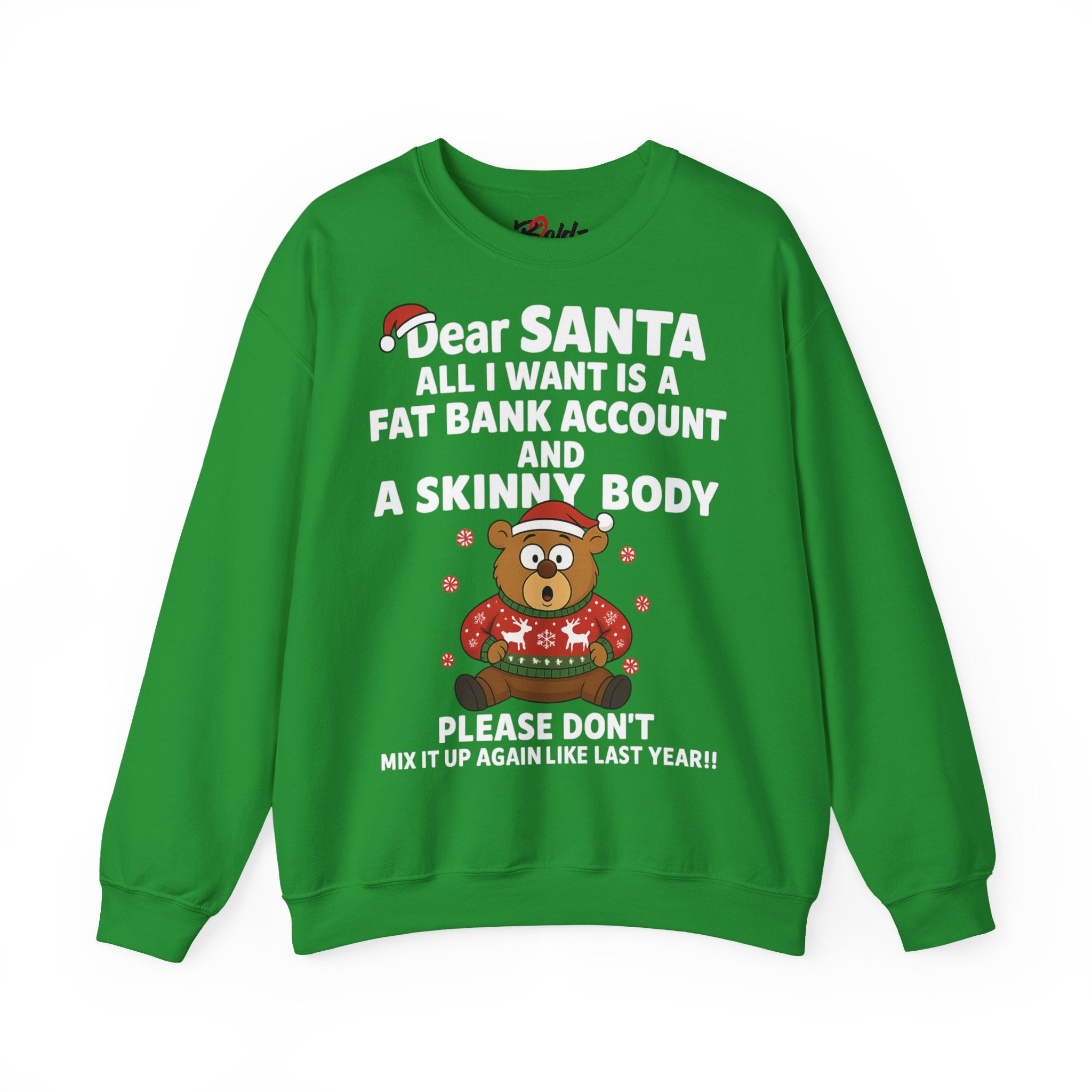 "Dear Santa, Don't Mix It Up" – Funny LennyBear Christmas Sweater