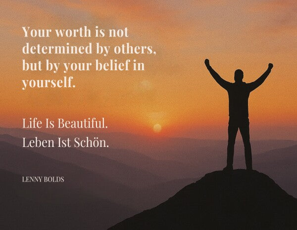 "Your Worth" Canvas 40x30 cm