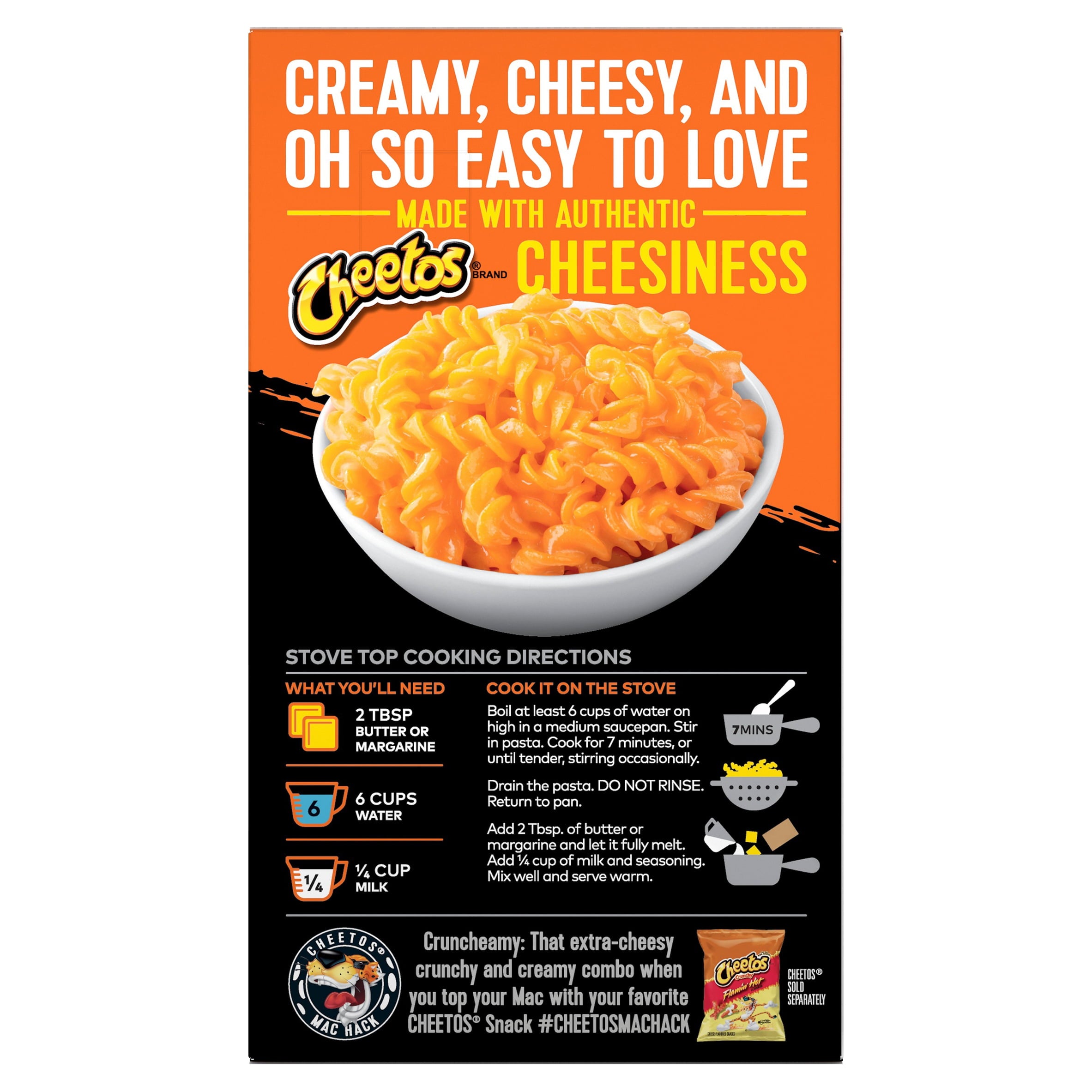 Cheetos Bold & Cheesy Flavor Mac'n Cheese