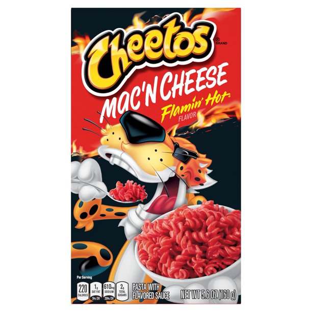Cheetos Flamin' Hot Flavor Mac'n Cheese